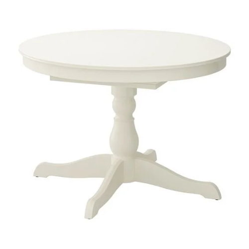 IKEA Ingatorp Açılabilir Yuvarlak Yemek Masası görseli